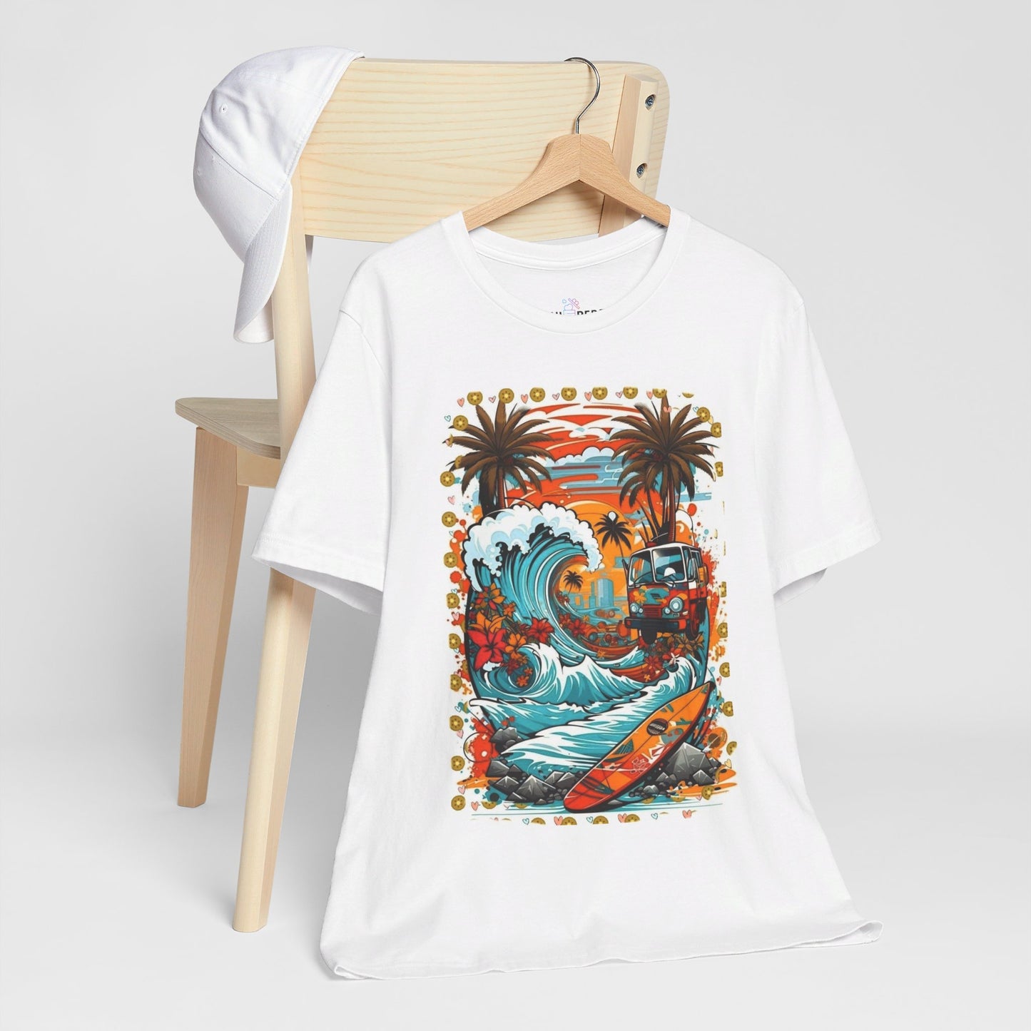 Tropical Waves Unleashed Unisex T-Shirt