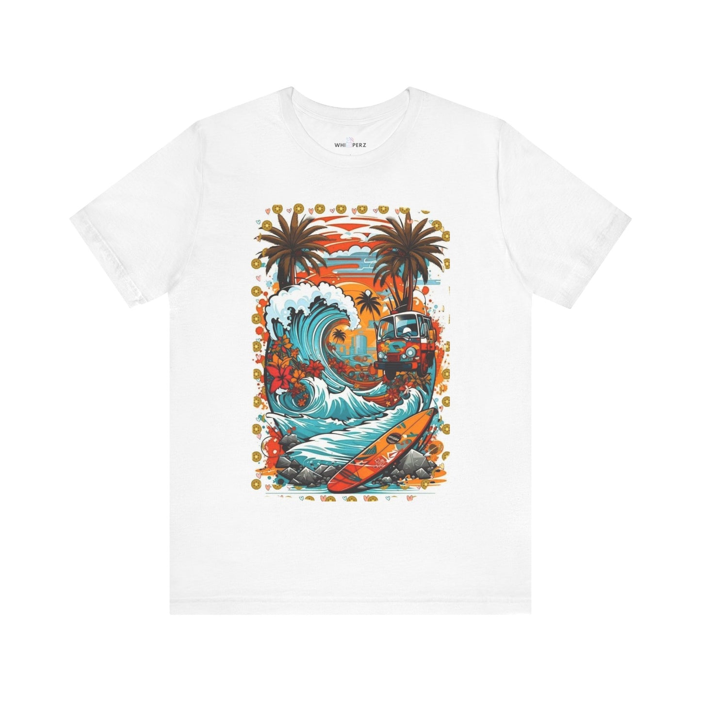 Tropical Waves Unleashed Unisex T-Shirt