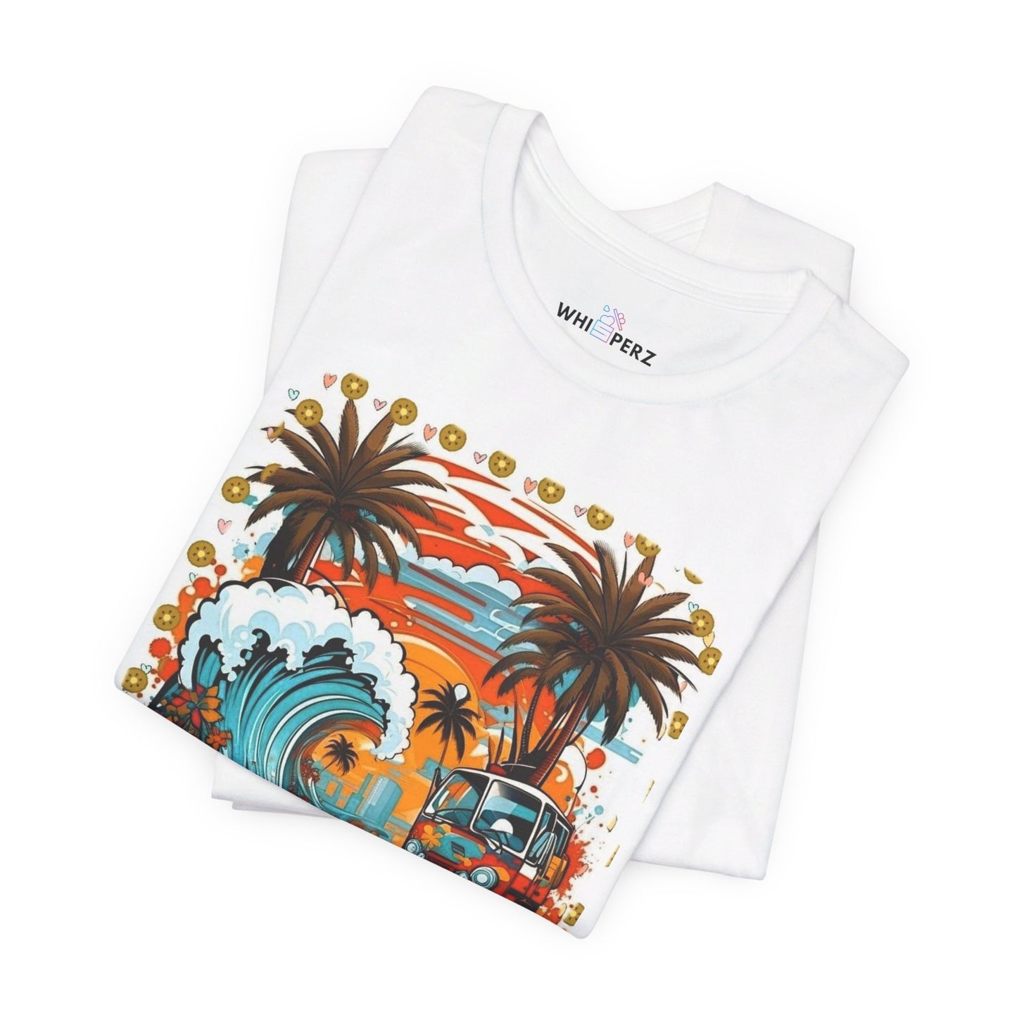 Tropical Waves Unleashed Unisex T-Shirt