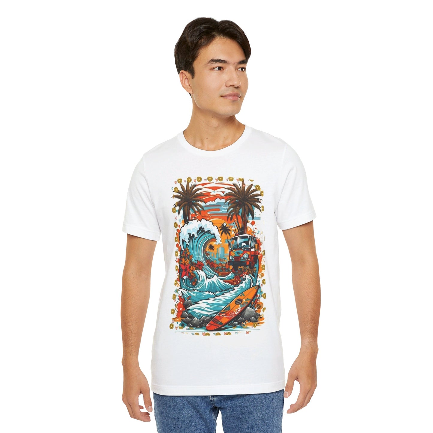 Tropical Waves Unleashed Unisex T-Shirt