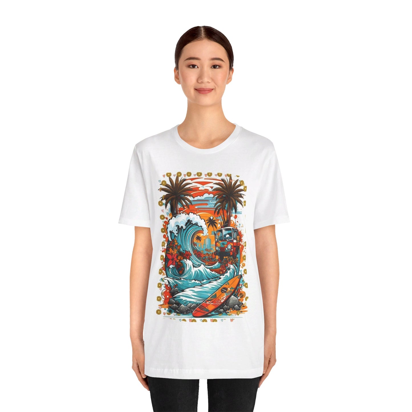 Tropical Waves Unleashed Unisex T-Shirt