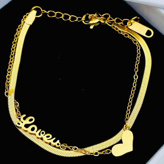 18k Gold Plated Embrace of Love Bracelet - Whisperz