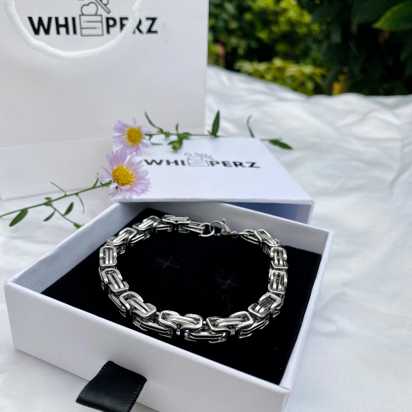 Regal Byzantine Steel Bracelet - Whisperz