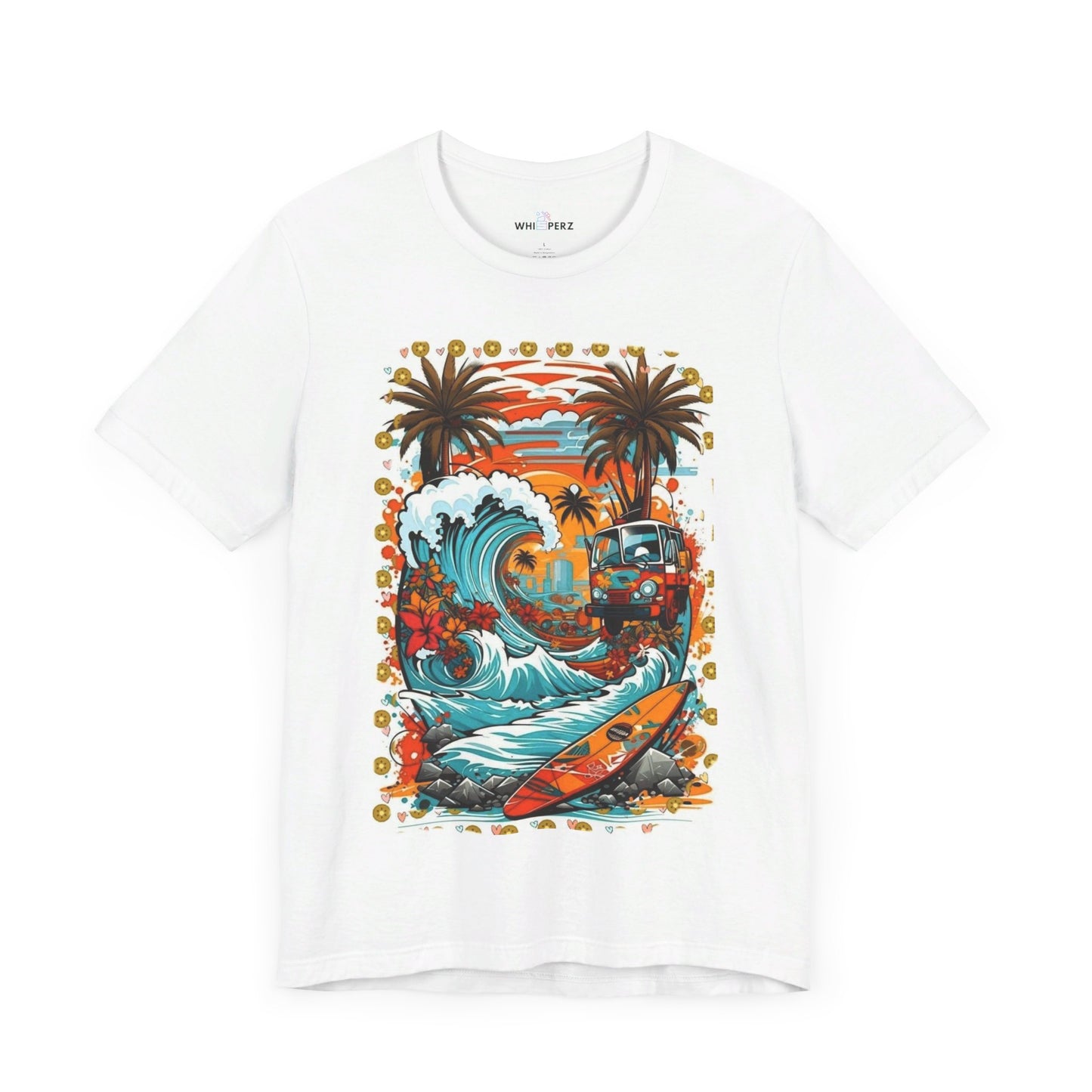 Tropical Waves Unleashed Unisex T-Shirt
