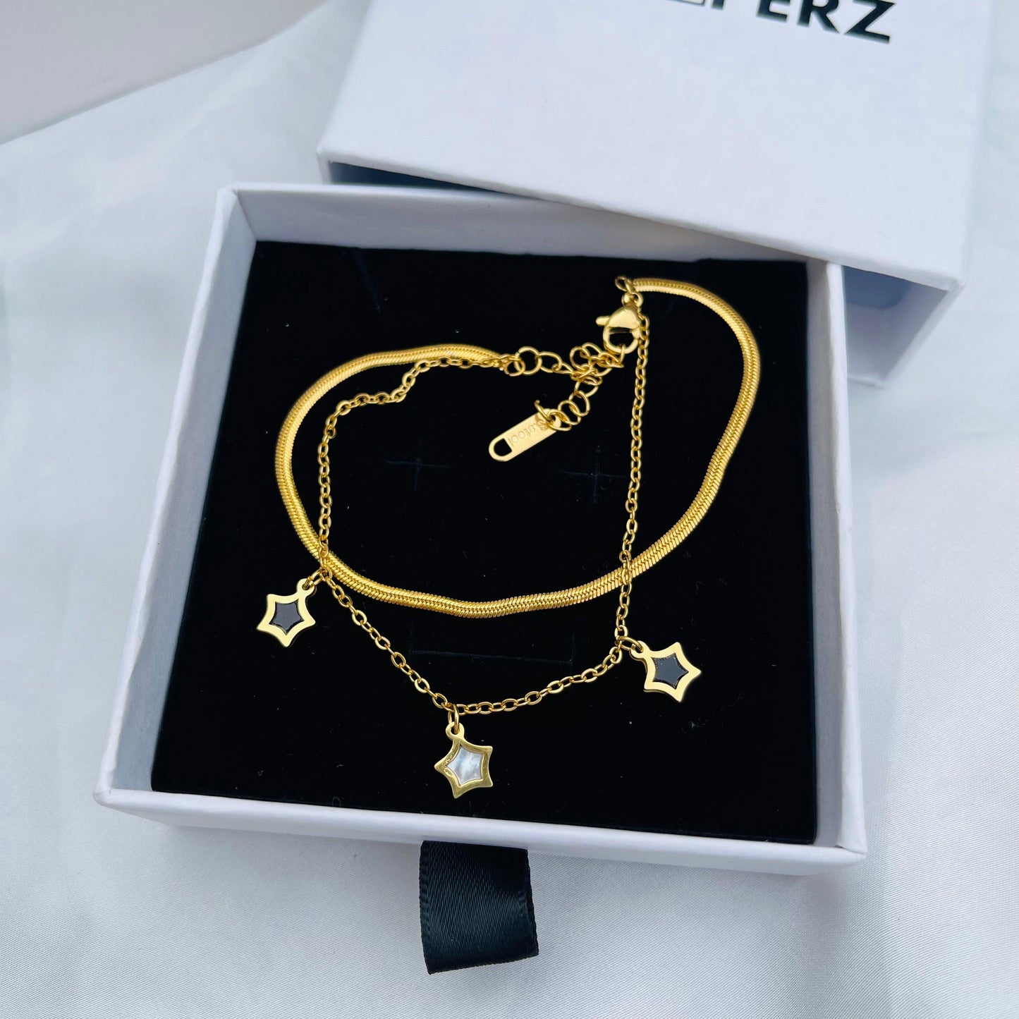 Starry Night Multi-Layer Gold Bracelet and Necklace - Whisperz