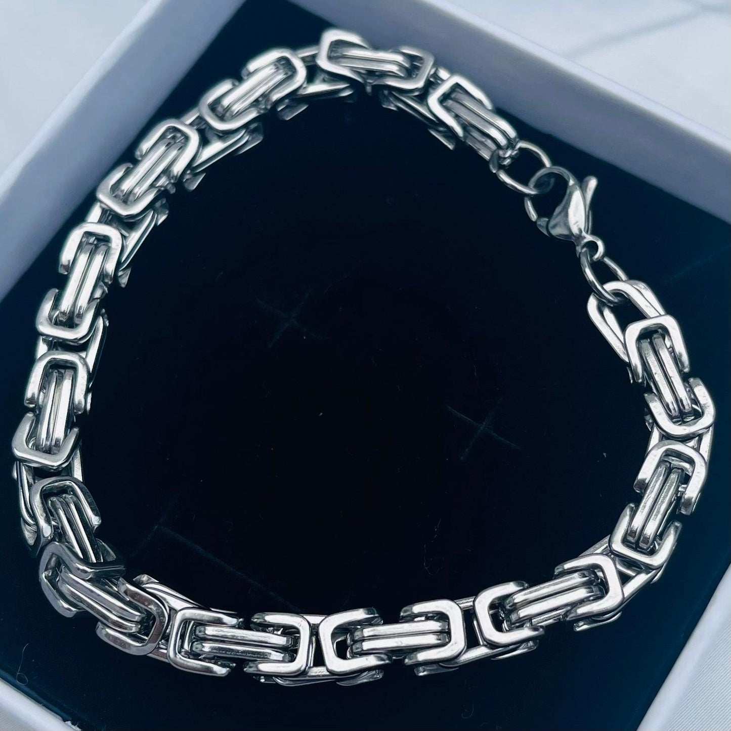 Regal Byzantine Steel Bracelet - Whisperz