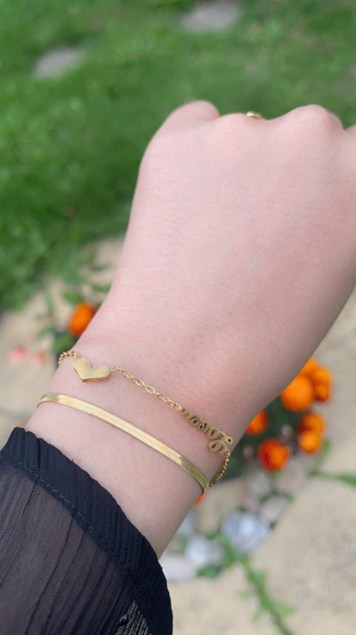 18k Gold Plated Embrace of Love Bracelet - Whisperz