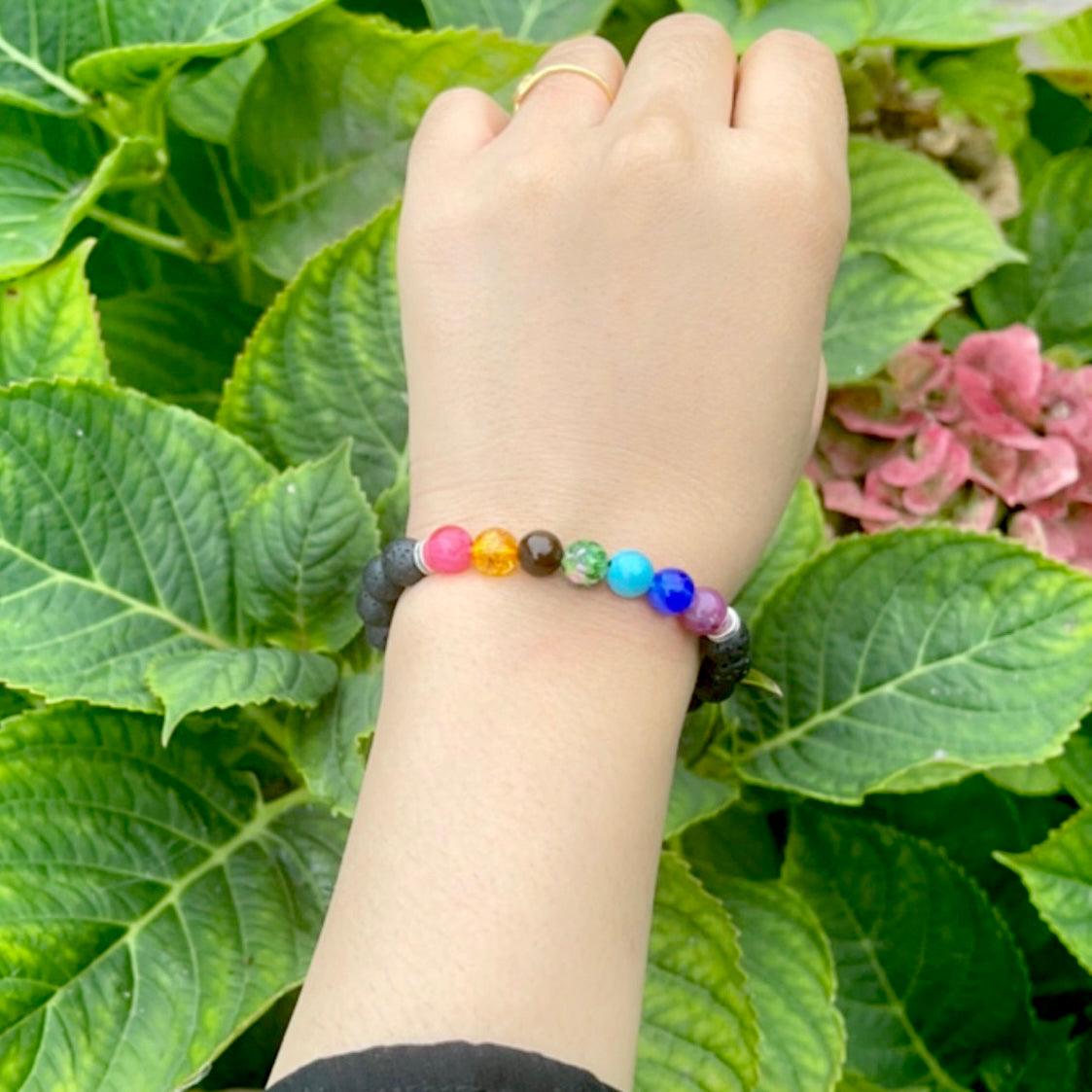 Lava & Tiger Eye Harmony Bracelet - Whisperz