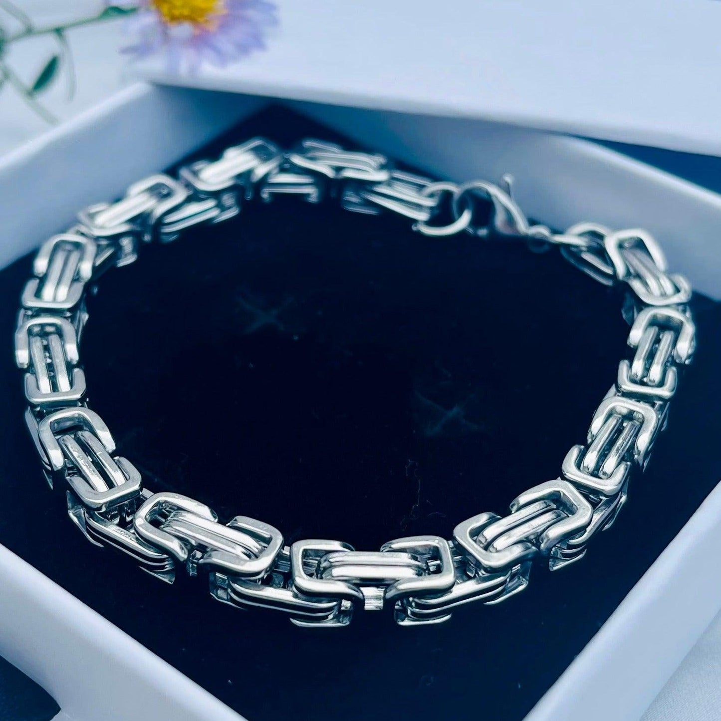 Regal Byzantine Steel Bracelet - Whisperz