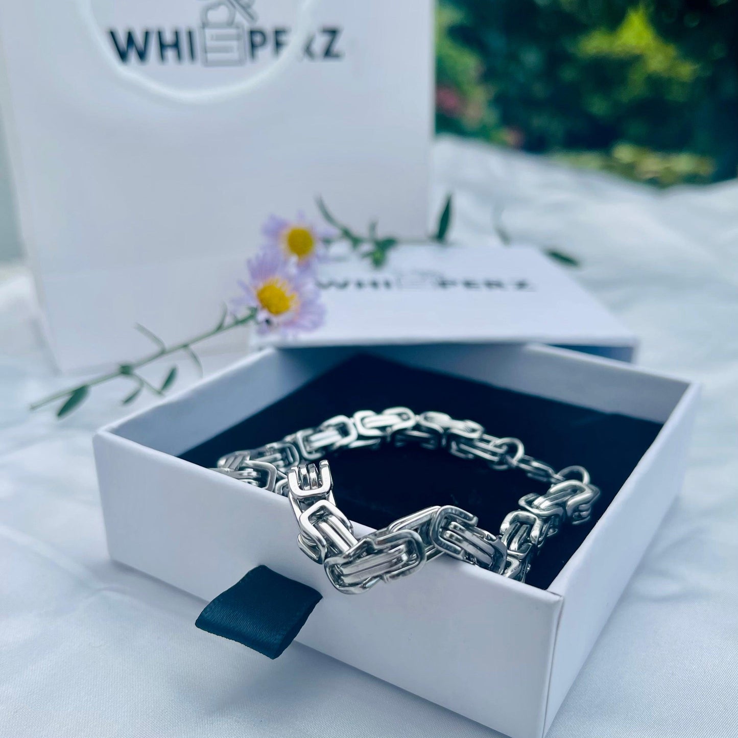 Regal Byzantine Steel Bracelet - Whisperz