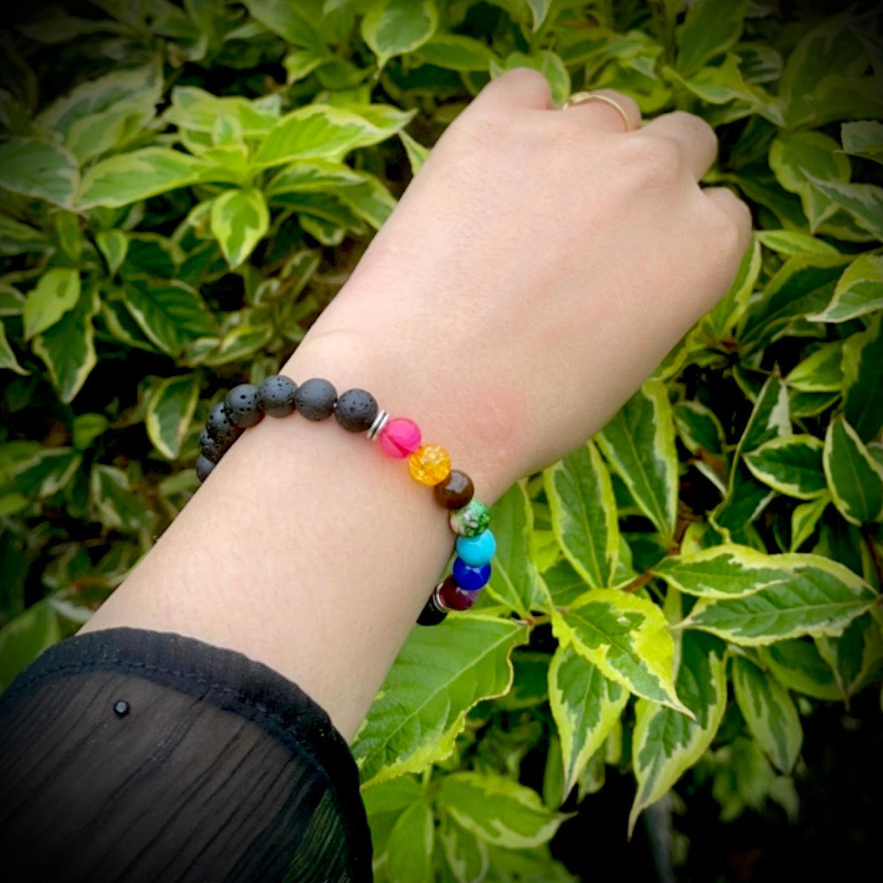 Lava & Tiger Eye Harmony Bracelet - Whisperz