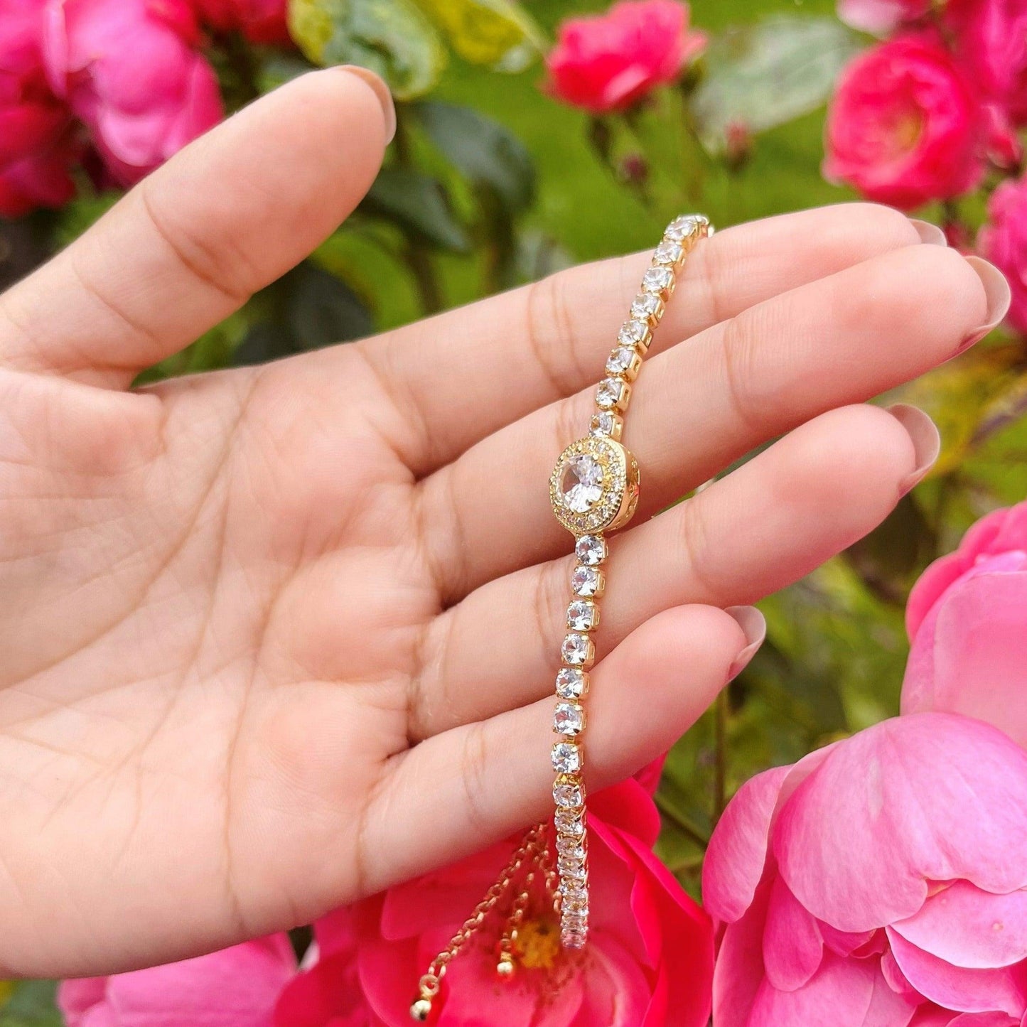 18K Gold plated Sparkling Splendor Bracelet for Women - Whisperz