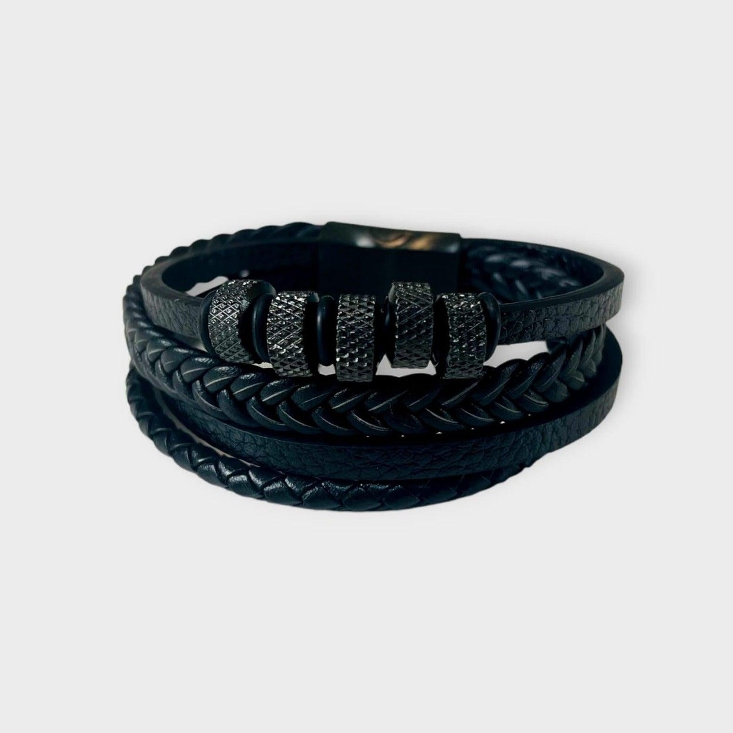 Stainless Steel Beaded Classic Bracelet - Whisperz