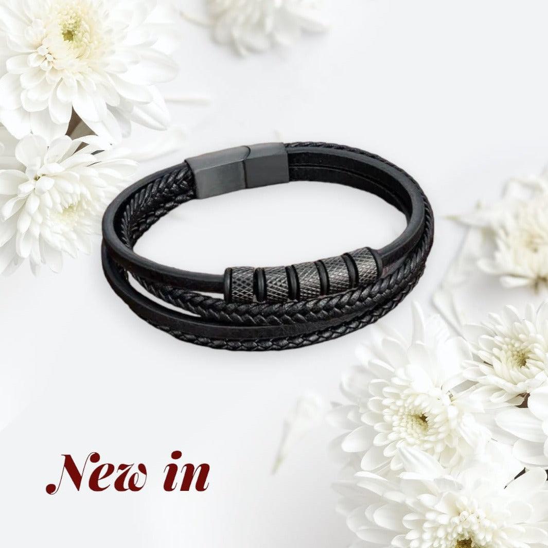 Stainless Steel Beaded Classic Bracelet - Whisperz