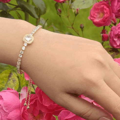 18K Gold plated Sparkling Splendor Bracelet for Women - Whisperz