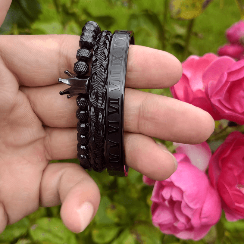 Luxury Crown Stainless Steel Bracelet for Men - Whisperz