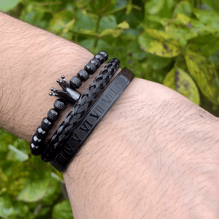 Luxury Crown Stainless Steel Bracelet for Men - Whisperz