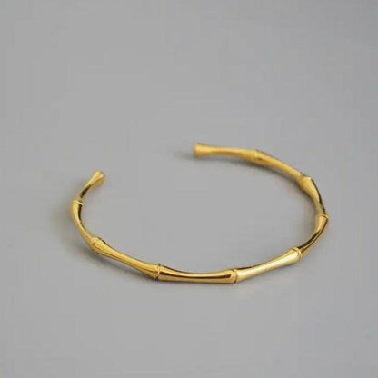18k Gold Stainless Steel Bamboo Elegance for Women - Whisperz