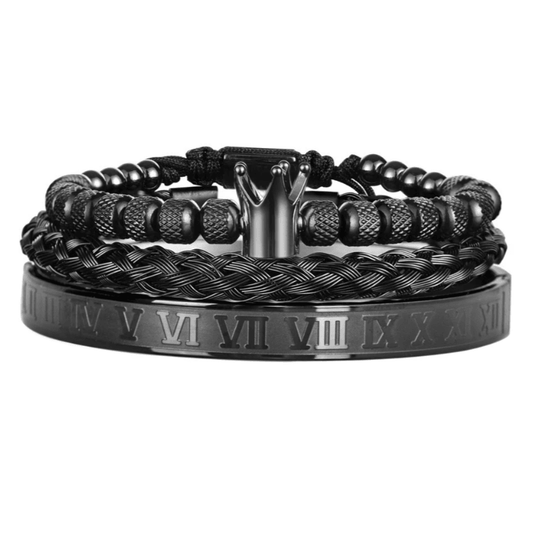 Luxury Crown Stainless Steel Bracelet for Men - Whisperz