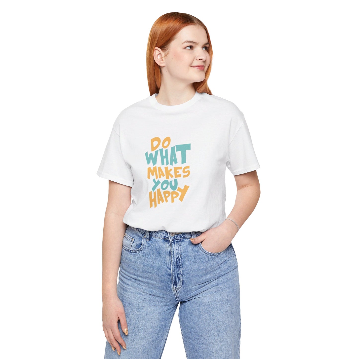 Happy vibes Unisex Jersey T shirt