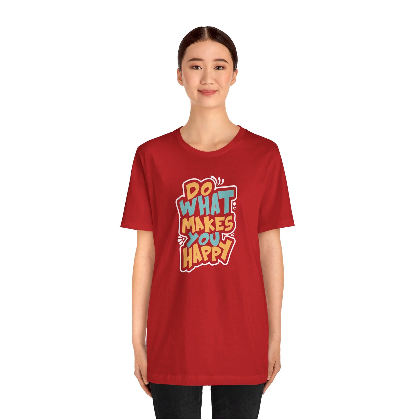 Happy vibes Unisex Jersey T shirt