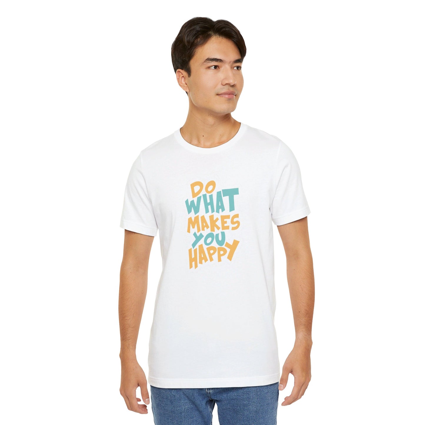 Happy vibes Unisex Jersey T shirt