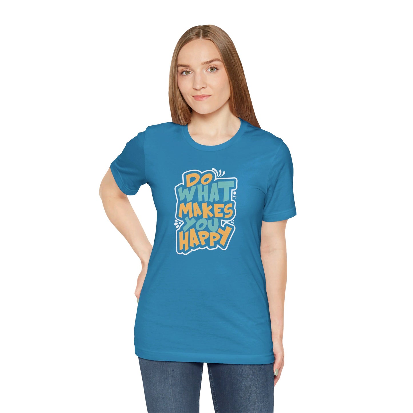 Happy vibes Unisex Jersey T shirt