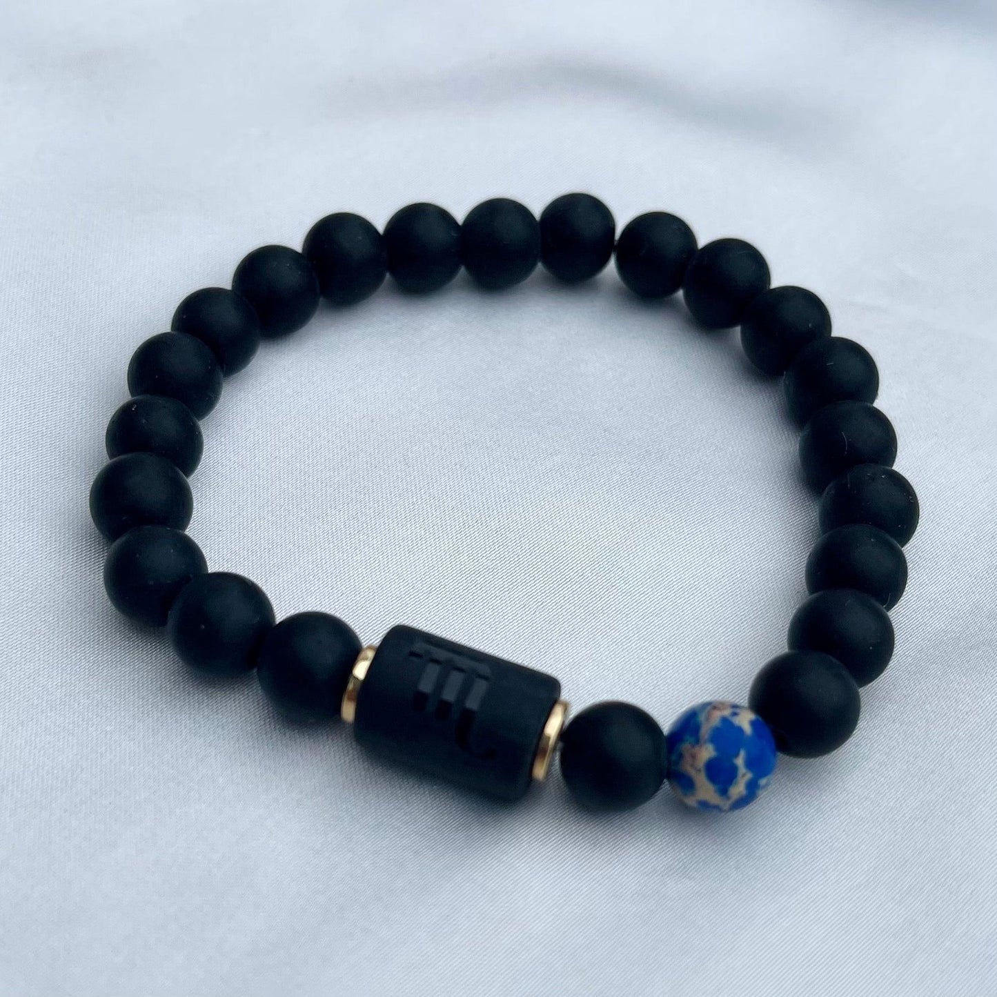 ZodiaLux Black Onyx Horoscope Bracelet - Whisperz