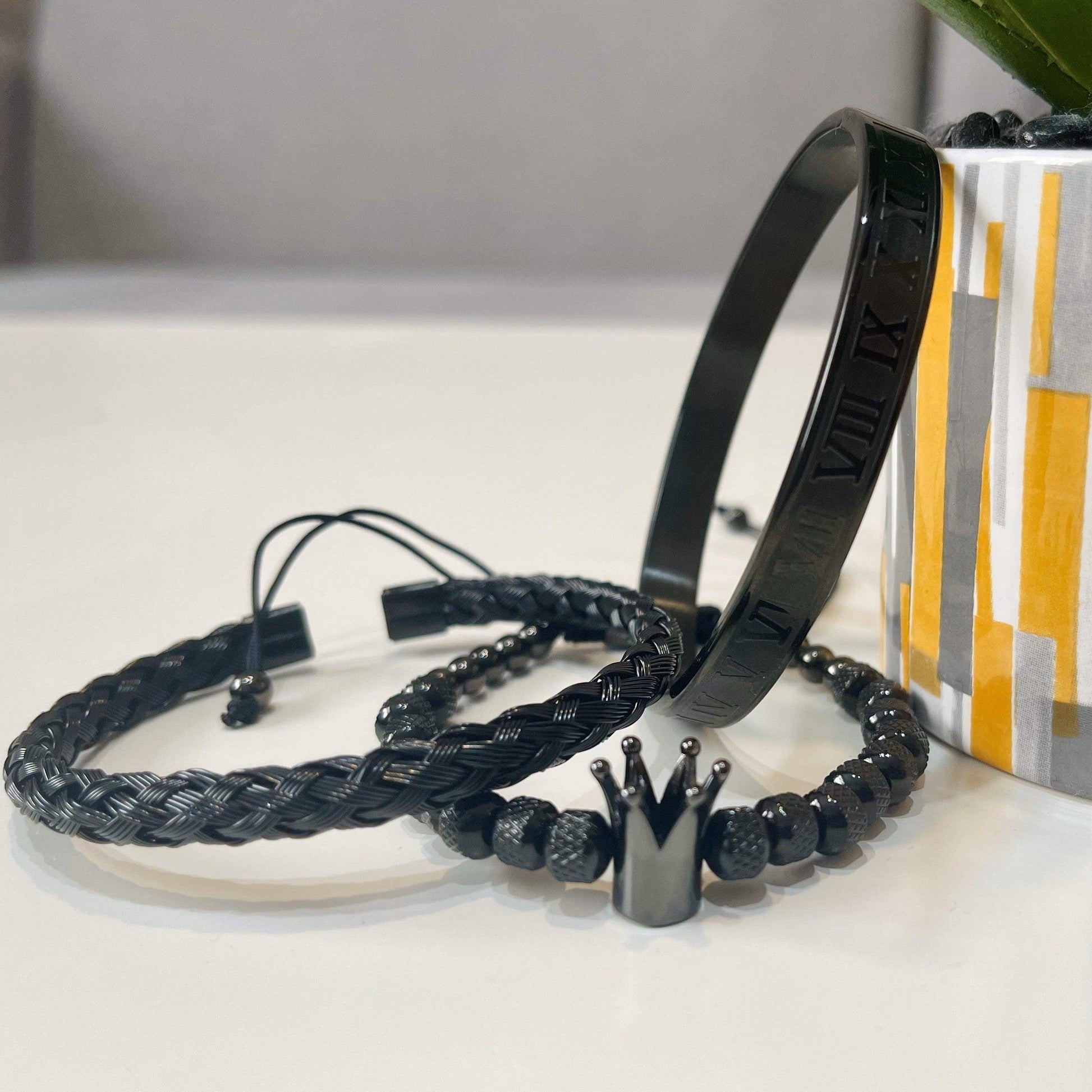 Luxury Crown Stainless Steel Bracelet for Men - Whisperz